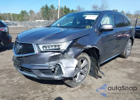 2020 Acura Mdx Standard from USA, damaged, VIN 5J8YD4H38LL015105